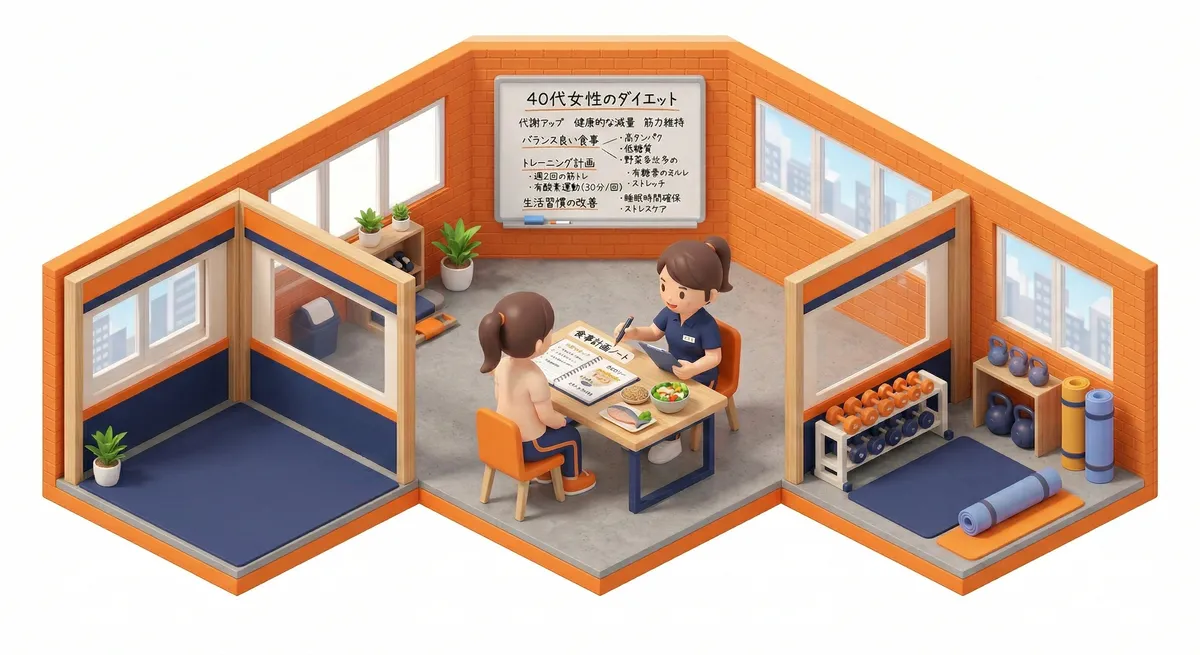 40代女性が痩せにくくなる理由|30代までの調整が効かなくなったら