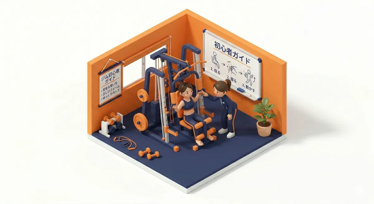 ジムが怖い初心者へ|82%が運動歴ゼロから始めているジムの話