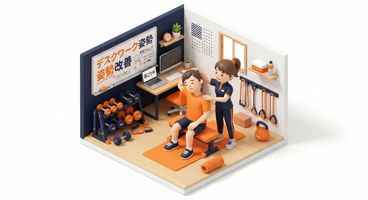 デスクワークの肩こり・腰痛を防ぐ|仕事中にできる3つの習慣