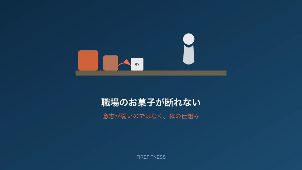 職場のお菓子が断れない|「意志が弱い」と思っている人に知ってほしい体の仕組み