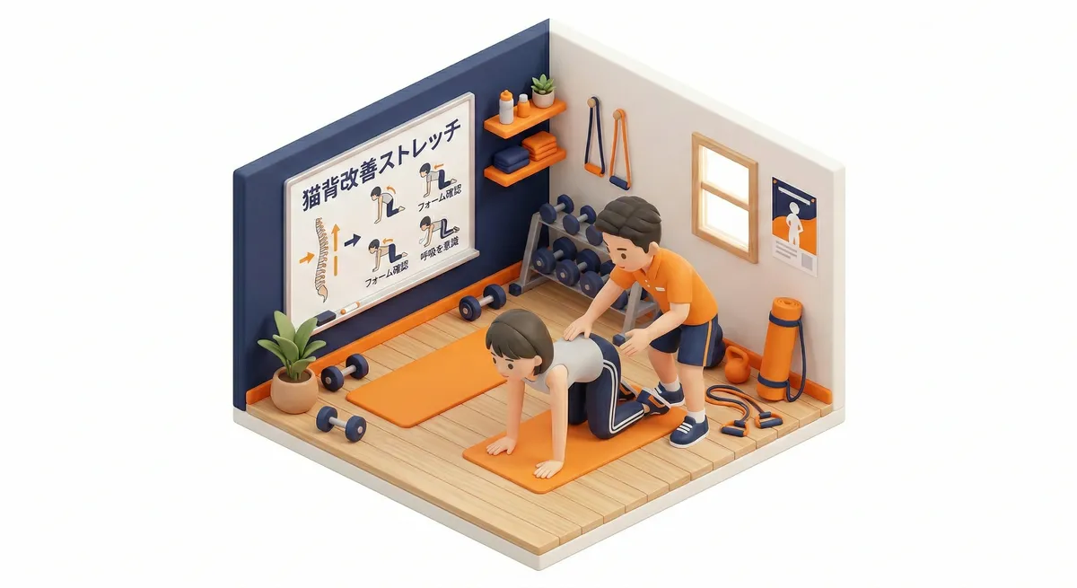 猫背・巻き肩を自宅で改善|1日5分のストレッチメニュー公開