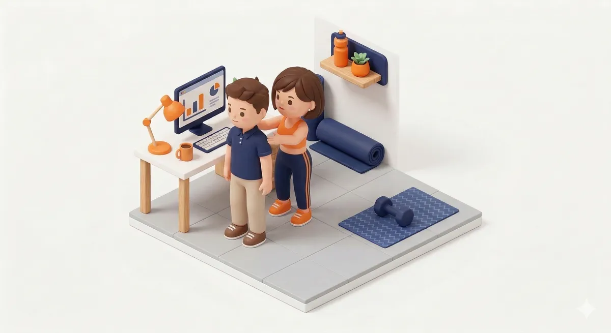 反り腰・姿勢チェックとエクササイズ