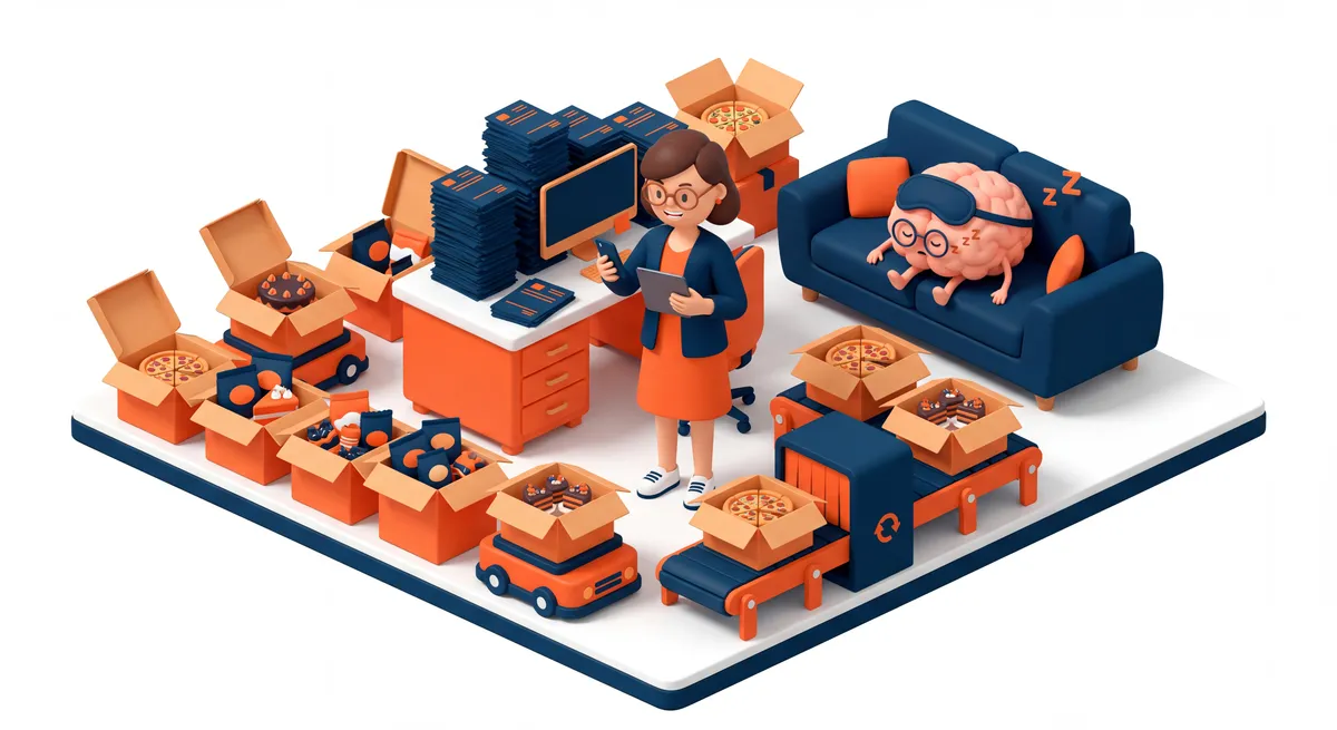 社長秘書(ドーパミン)が勝手に発注している様子